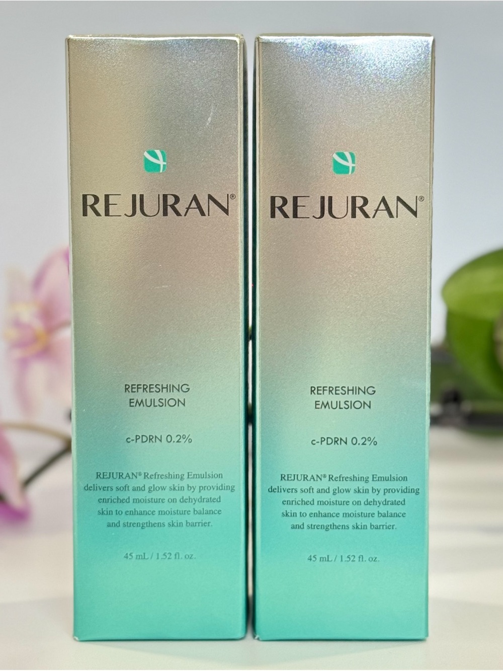 2-Pack Rejuran Refreshing Emulsion c-PDRN 0.2% 45mL Each NEW